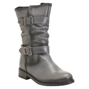ERIC MICHAEL Made In Portugal Leather Noelle Mid Shaft Boots